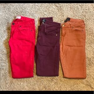 Colored Jeans Bundle 🧡❤️💜